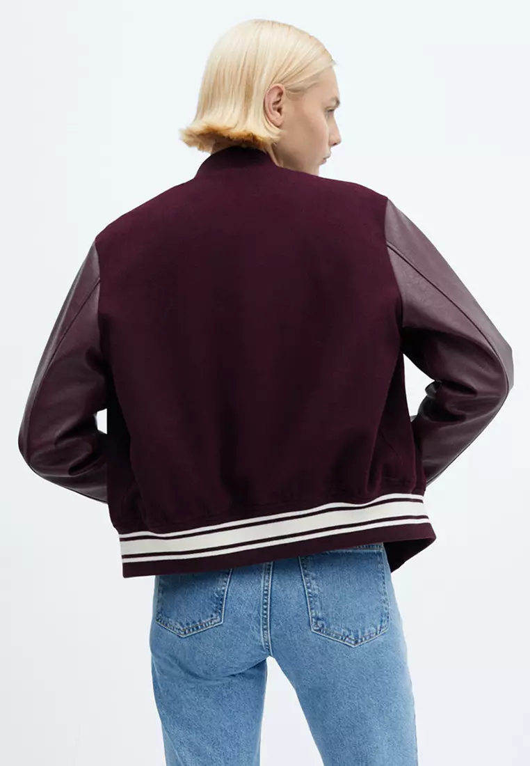 Mango varsity jacket hot sale