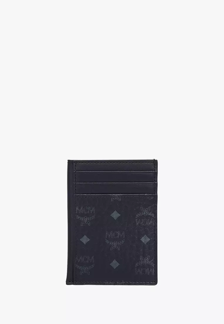 Mcm black hotsell card holder