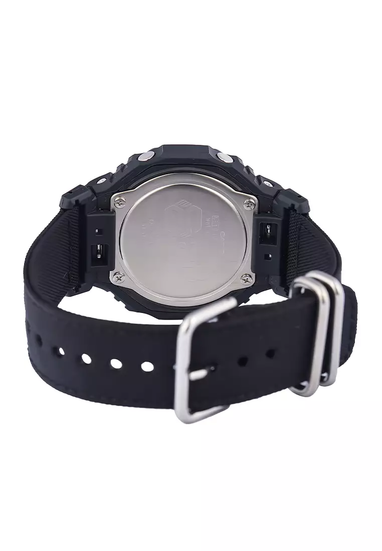 Jam Tangan Analog Digital Pria Casio G-Shock GA-2100BCE-1A - Canvas Strap