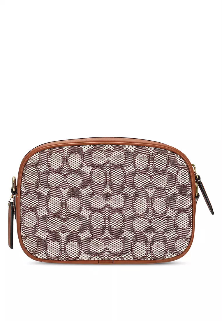 Coach Signature Jacquard Camera Bag cq ZALORA