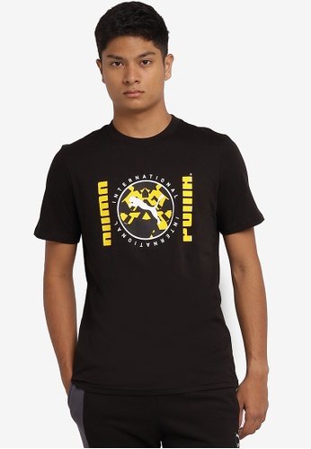 PUMA black PUMA International Graphic Men's Tee 0295AAA0C99783GS_1
