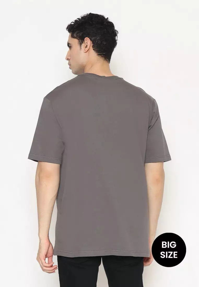 POLICE T-Shirt Cotton Combed Big Size Pria 2078280141