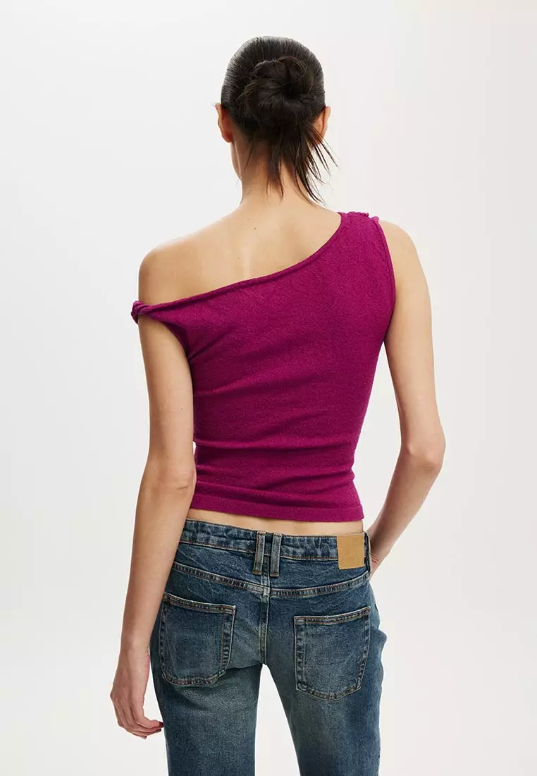 Textured Off The Shoulder