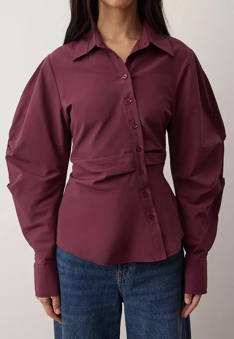 Asymmetrical Fitted Shirt
