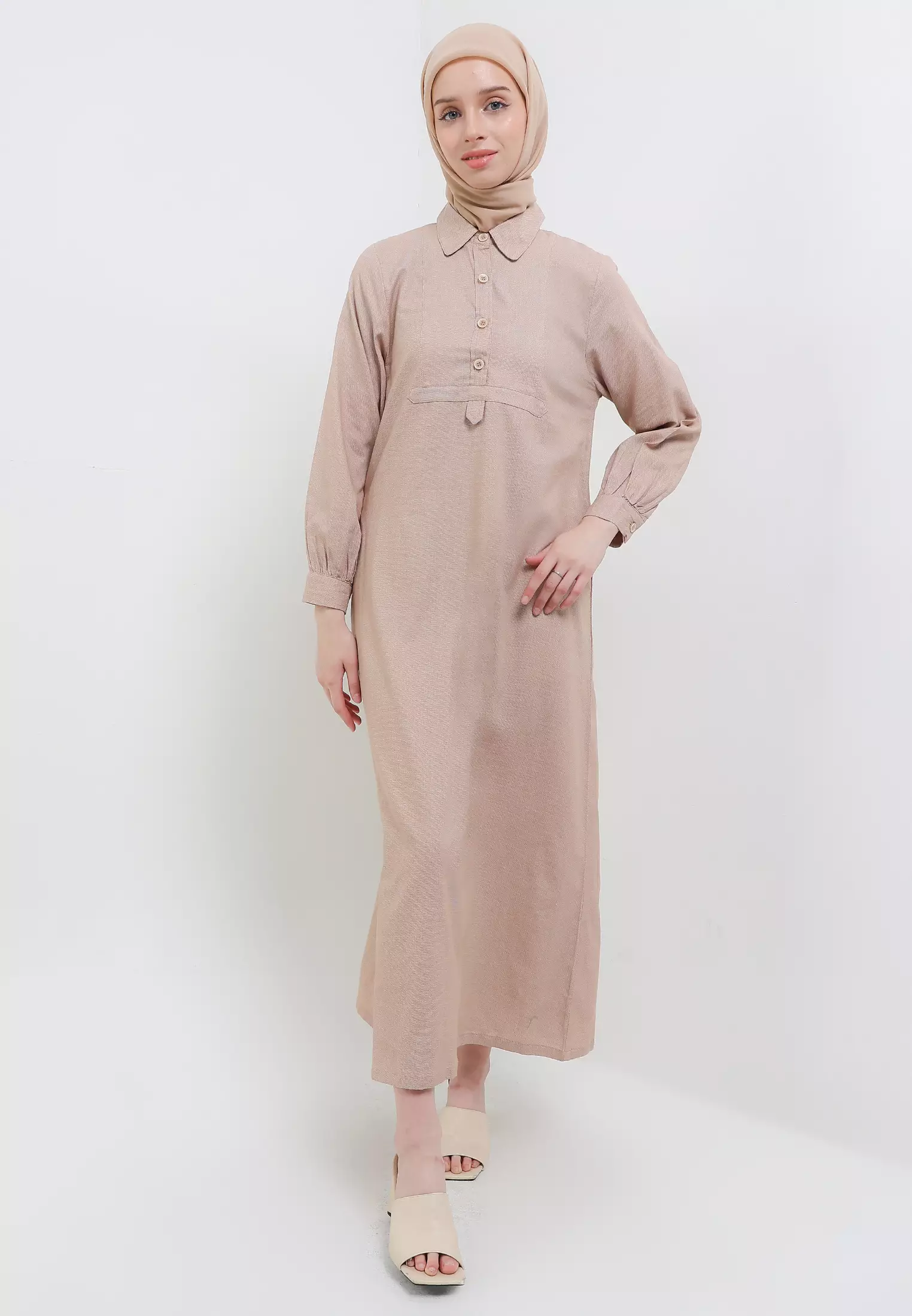 MFMW Rayla Dress Gamis Light Brown