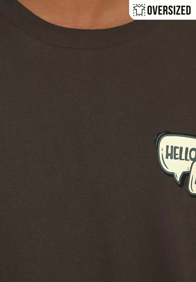 RBJ T-Shirt Cotton Combed Oversized Pria 2079250231