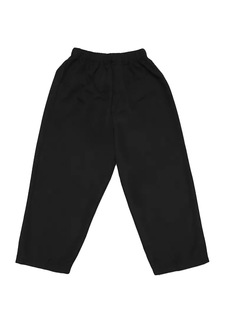 Baju Koko Anak Laki Bordir Arrow Gray Setelan - FOREVER