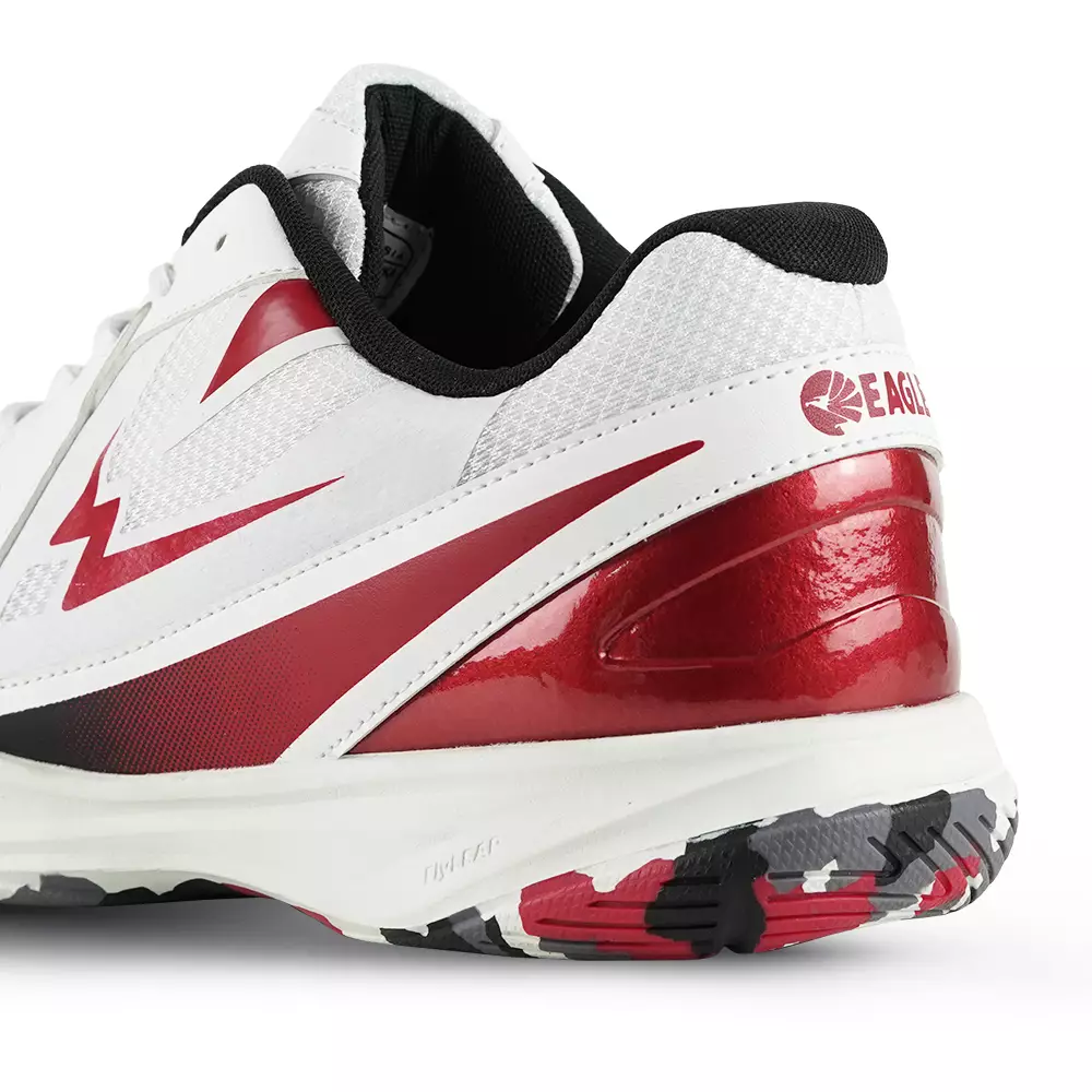Eagle Sepatu Badminton Mirage - PUTIH/MERAH/HITAM