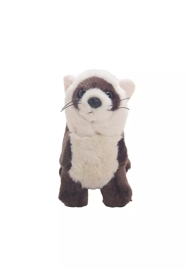 Boneka Binatang Animal Plush Berang Berang Laut Sea Otter Coklat 15x16 cm
