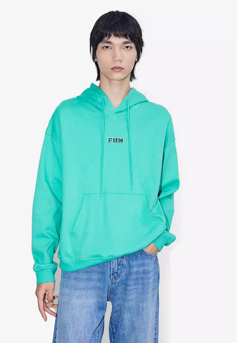 Letter hot sale print hoodie