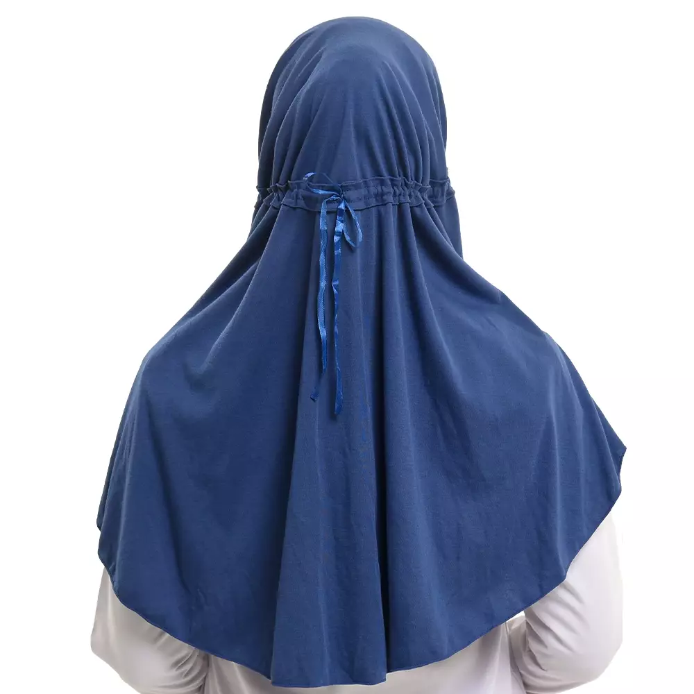 Rabbani - Kerudung Sekolah Instan Innova Lx - Navy L (New)