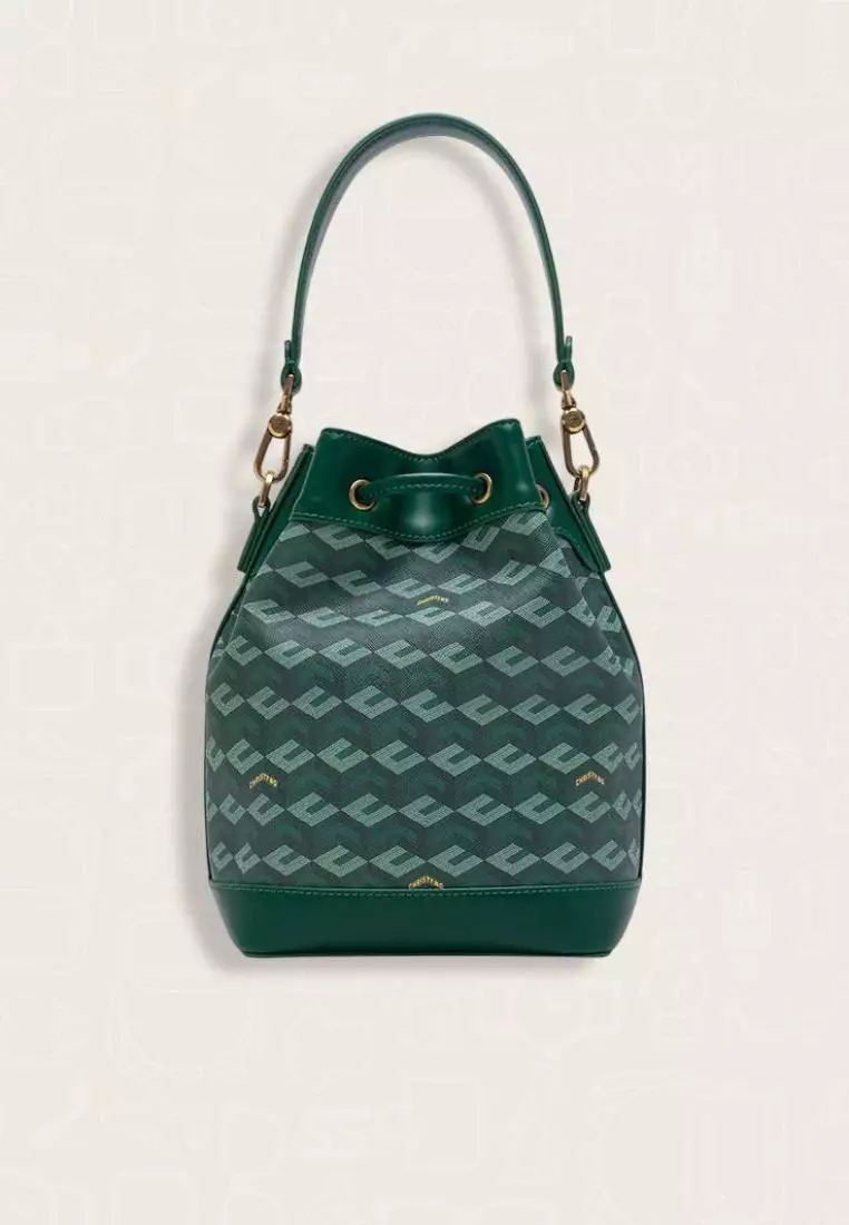Christy Ng Giorgio Bucket Bag Green