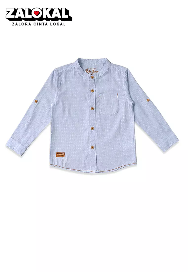 Shirt/Kemeja Anak Laki Blue/Stripe Shirt