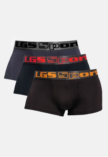 Jual Lgs Lgs Boxer Paket 3 Hitam Original Zalora Indonesia