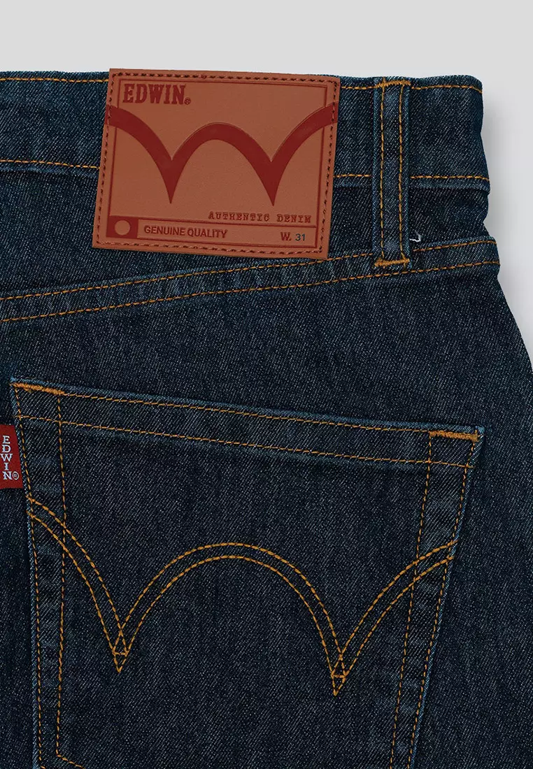 802 Slim Fit Twill Stretched Jeans NAVY Celana Denim Pria