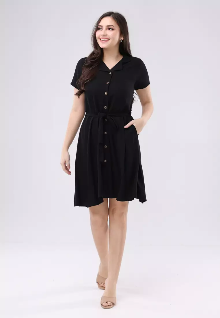Boldtwill Rayon Short Sleeves Dress