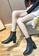 Twenty Eight Shoes black Synthetic Leather Mid Ankle Boots 2150-1 5C338SH7F69666GS_3