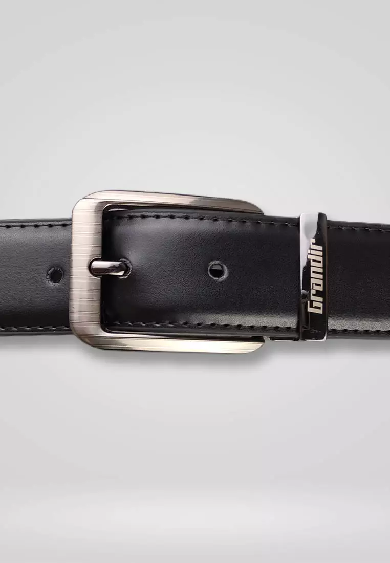 Grandir Ikat Pinggang Pria Kulit Sintetis Premium Sabuk Gesper Men Belt P