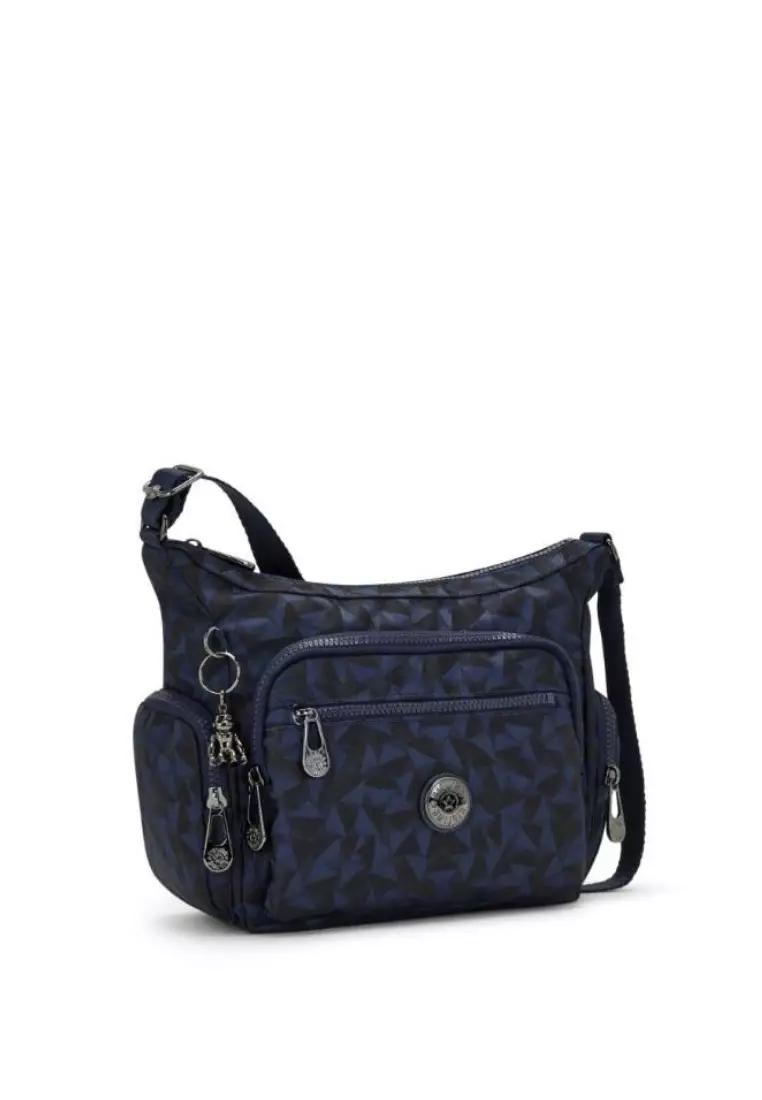 Kipling, Bags, Kipling Gabbie Sea Gloss Blue Nylon Cargo Crossbody