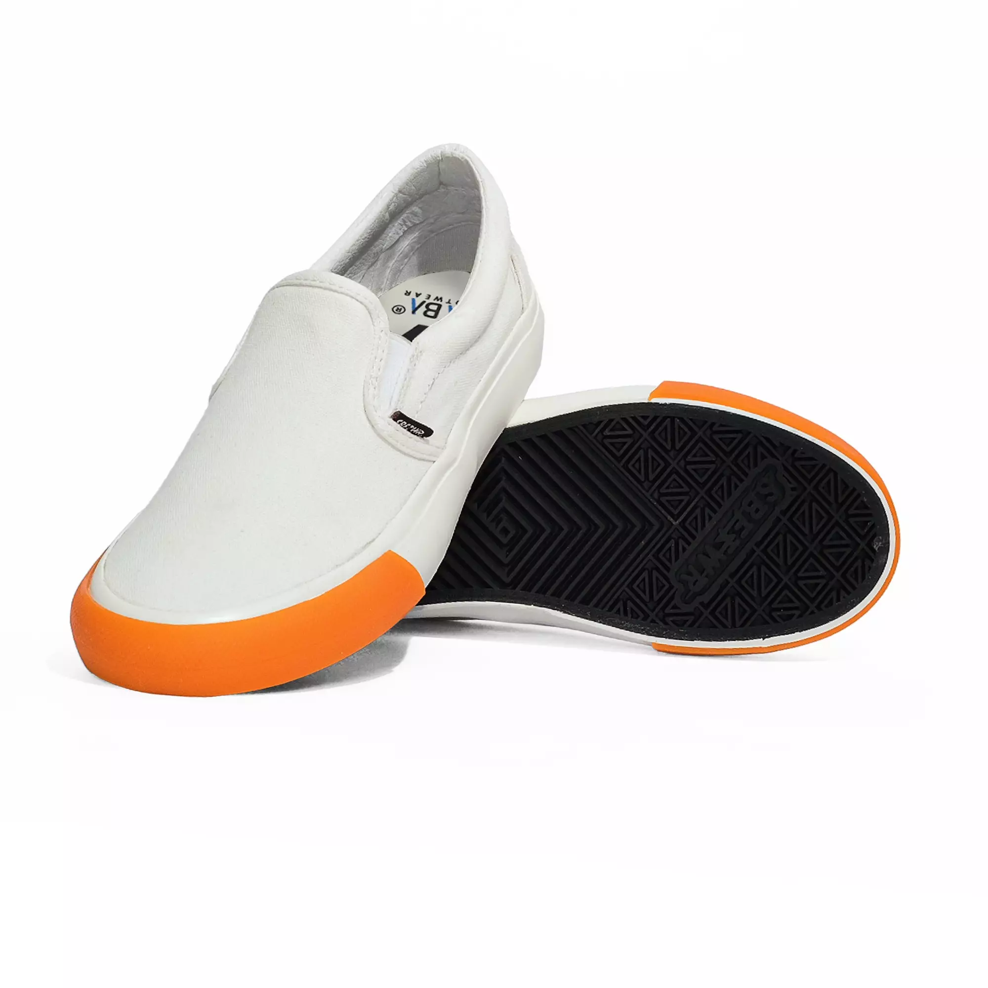 Saba Vintage Slip On Mono Off White Gum