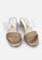 La Vita e Bella gold Sparkle Double Strap Slide Sandal Block Heels 37170SHEDDC9C2GS_5