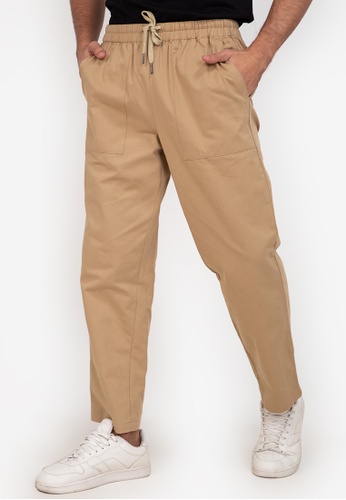 Buy Zalora Basics Patch Pocket Drawstring Pants 2022 Online Zalora Philippines