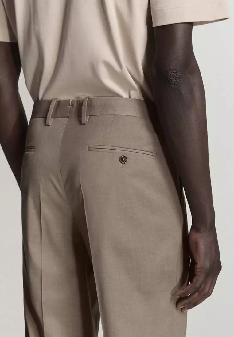 Milan Slim-Fit Suit Trousers
