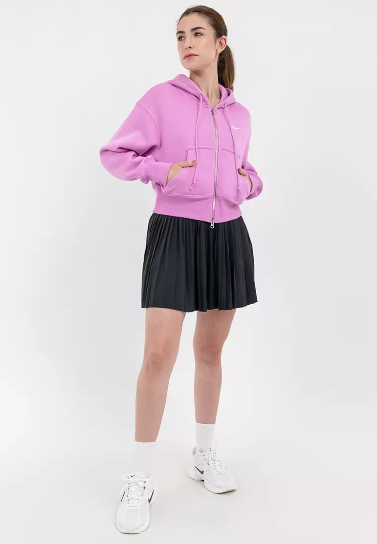 Phoenix Fleece Full-Zip Cropped Hoodie