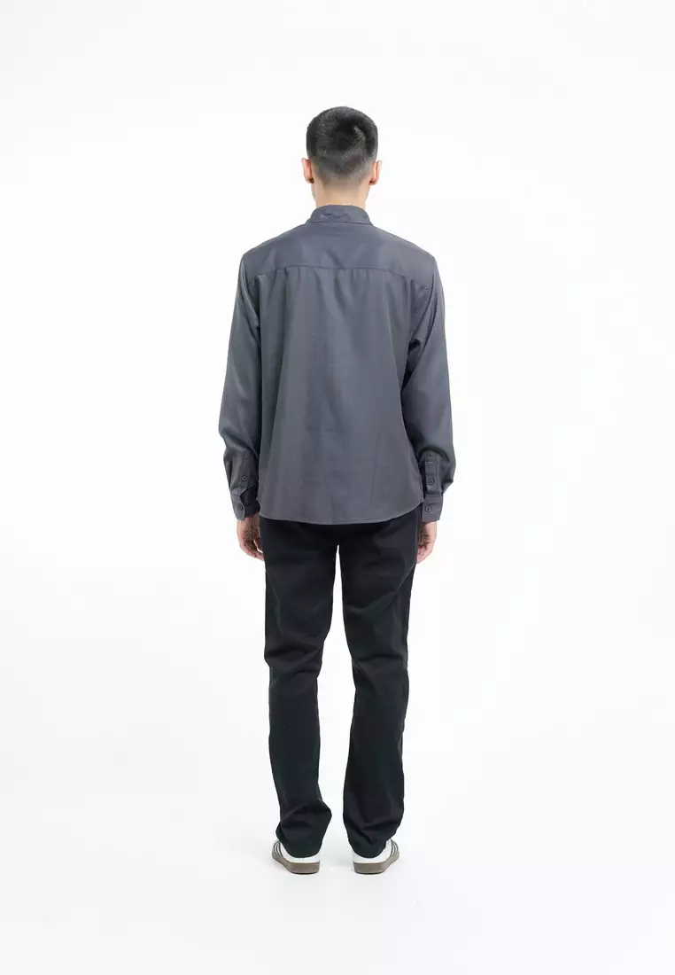 Greenlight Voyager Men's Basic Shirt Long Sleeve Regular Fit Kemlup HP-C041225