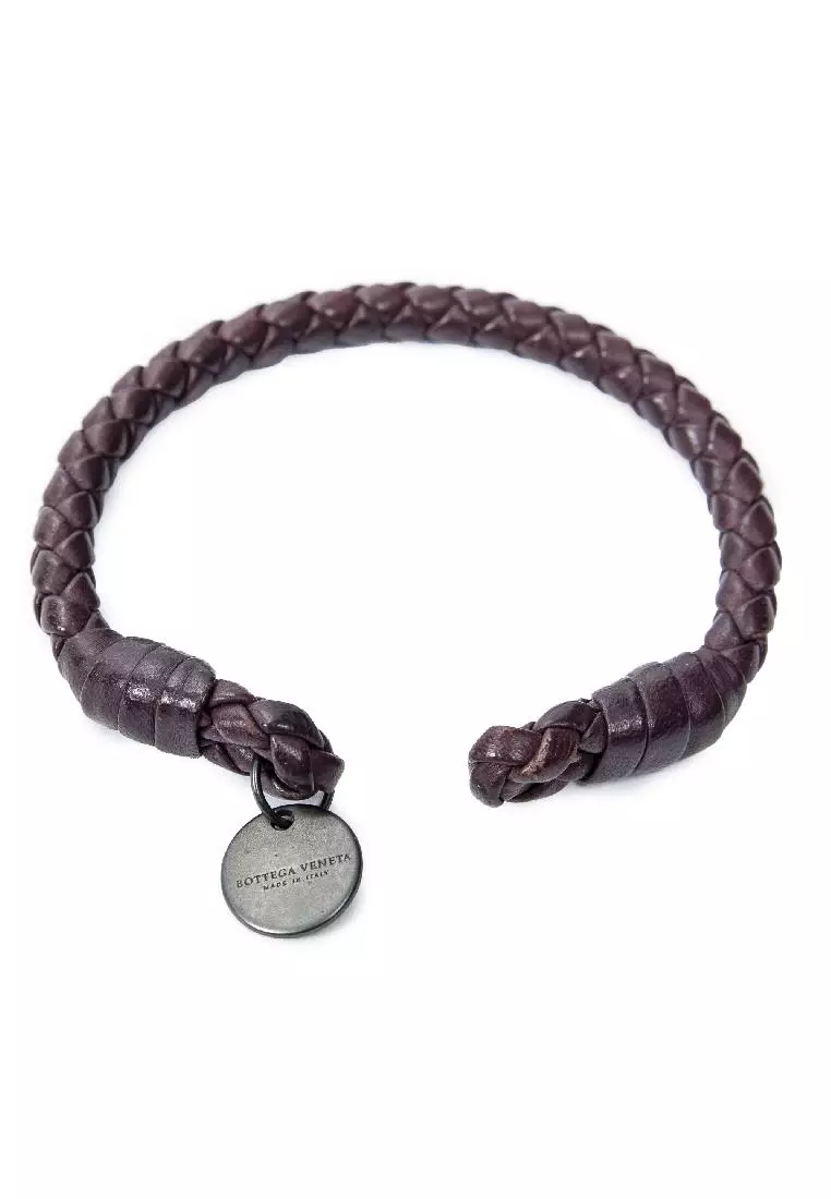 Buy BOTTEGA VENETA Pre-loved Woven Cuff Bracelet 2023 Online