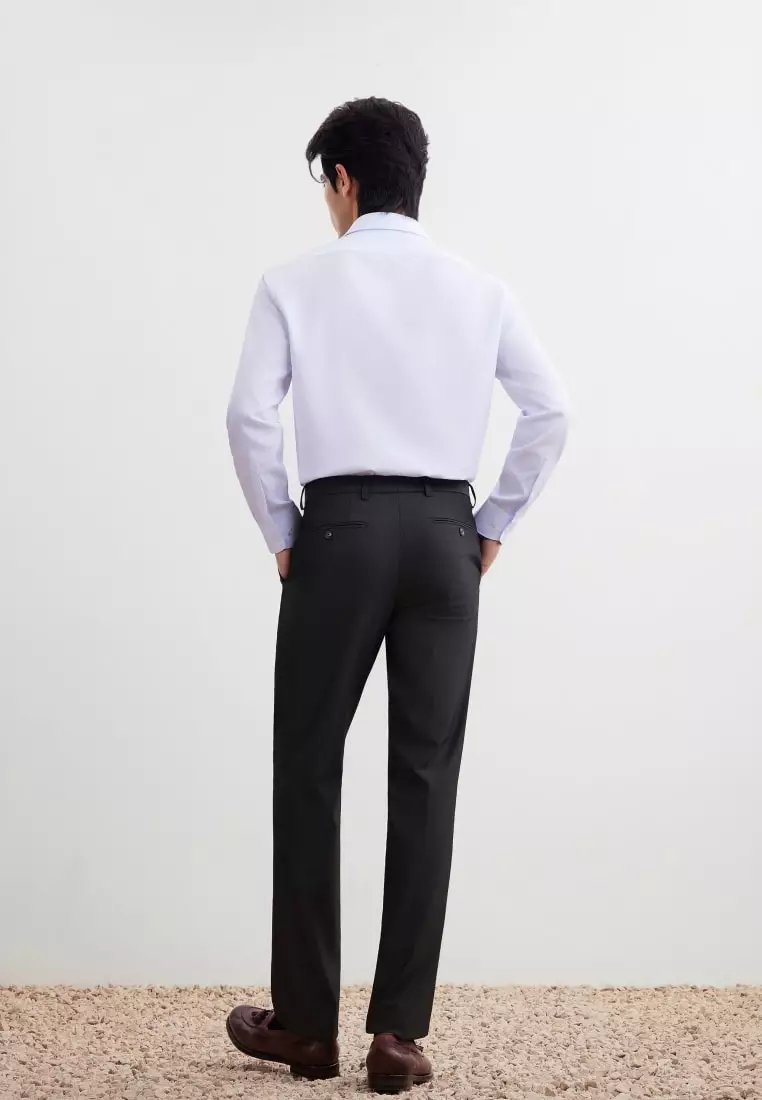 Non-Iron Dry Smart Fit Poplin Shirt