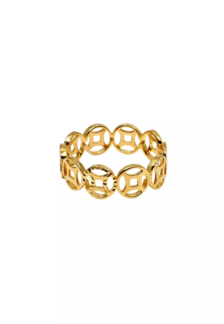 18K Yellow Gold Lady Ring
