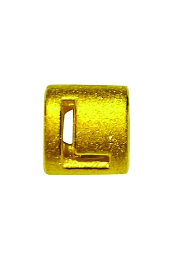 LITZ gold LITZ 999 (24K) Gold Alphabet Charm 字母牌 EPC1103-L-0.50g+/- 524E8AC8C9D98EGS_1