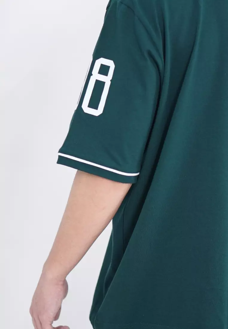 Ryusei Oversize T-shirt Jersey Streetwear Action Green