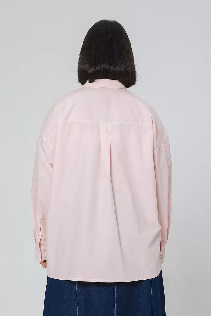 COTTONINK - Atasan Kemeja Wanita Pink Major #EssentialsCoreCollection