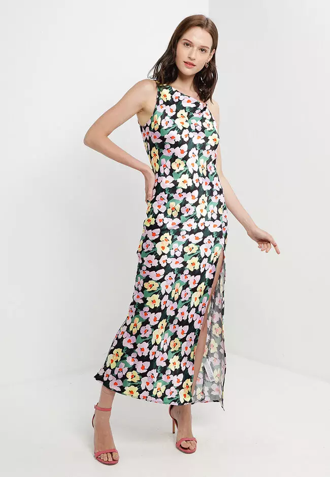Topshop hotsell floral midi