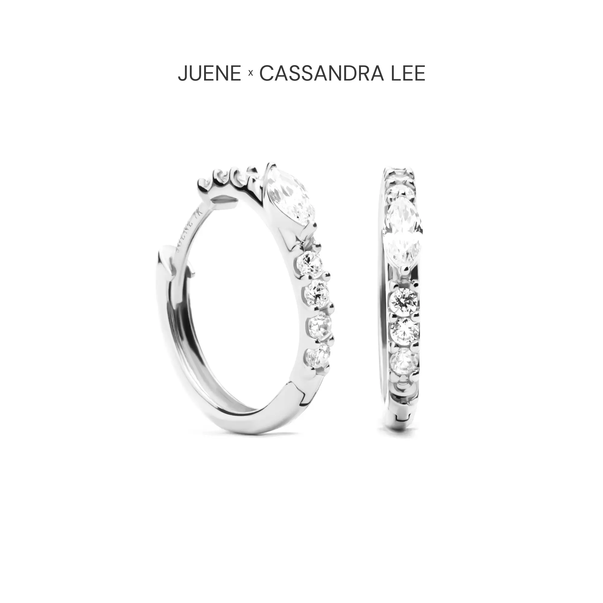 Anting Emas 7k - Bliss Gold Hoops Earring - Juene x Cassandra Lee Enchanted Collection - Juene Jewelry