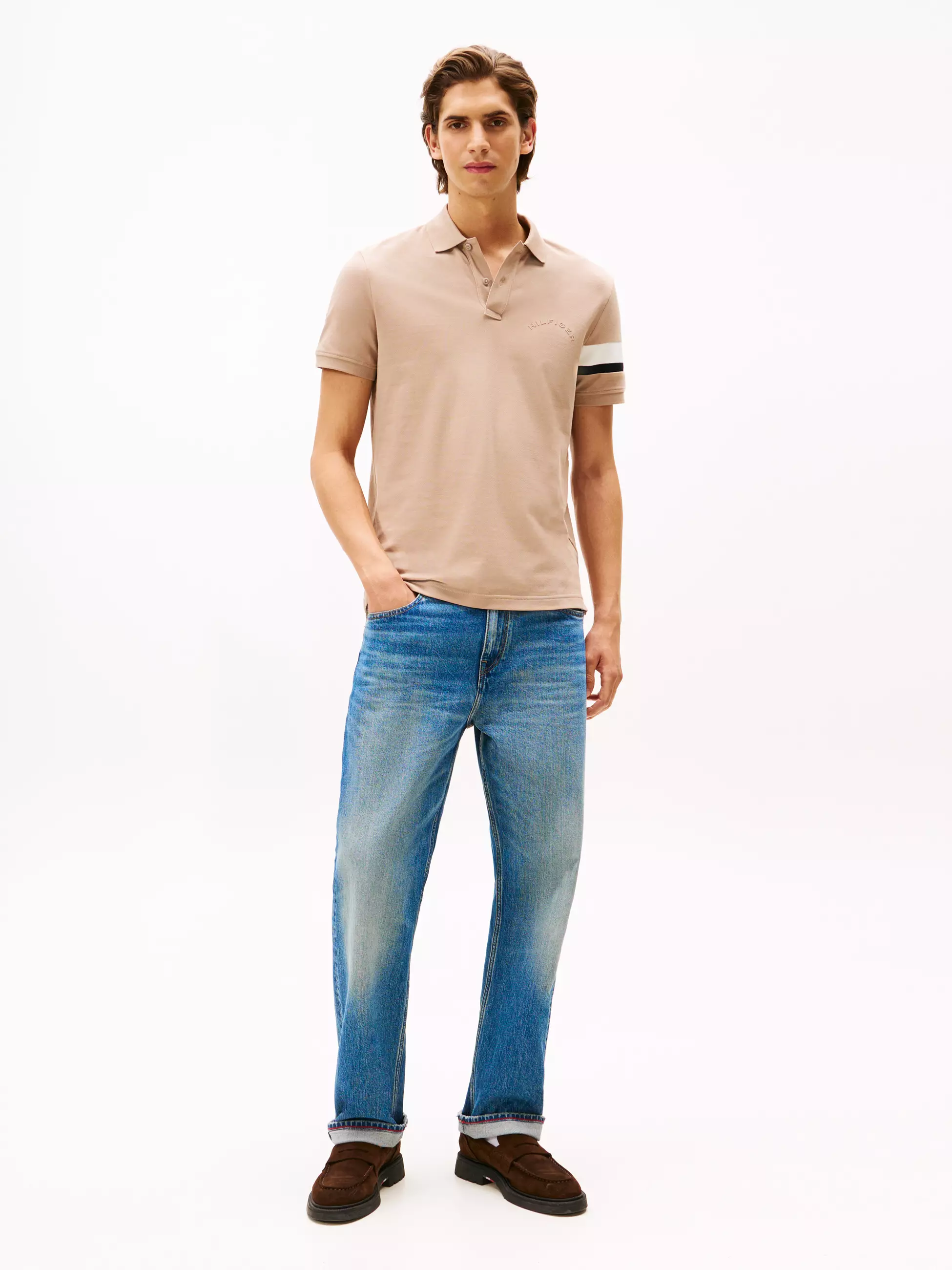 Tommy Hilfiger - Color Tape Sleeve Polo