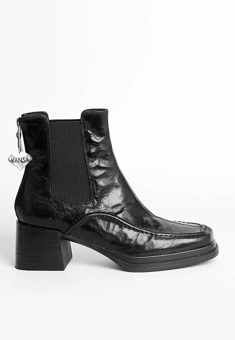 Discount on Twenty Eight Shoes  shoes - SKU: VANSA Fashion Sheep Leather Chelsea Booties VSW-B-2441-2