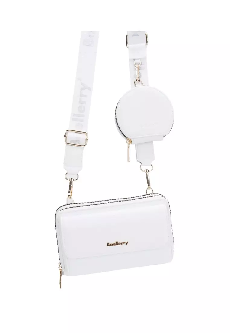 Tas Selempang Wanita Model Dompet Panjang PU Leather Quality Premium ORIGINAL