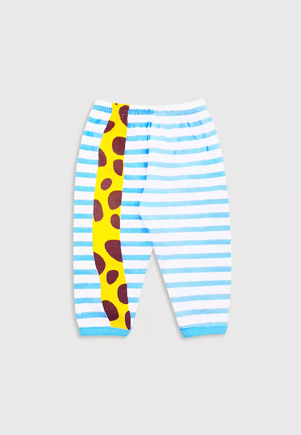 Wakakids Piyama Bayi Anak Laki Laki Usia 0 Bulan Hingga 6 Bulan Setelan Baju Lengan Panjang Motif Giraffe 4086 Biru