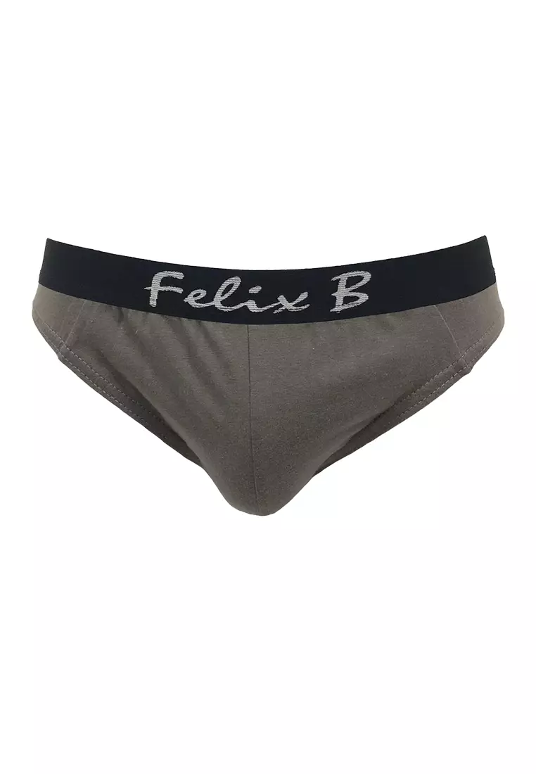 Jual Felix.B Felix.B Underwear Cotton Mini Brief 3in1, Mix Color ...