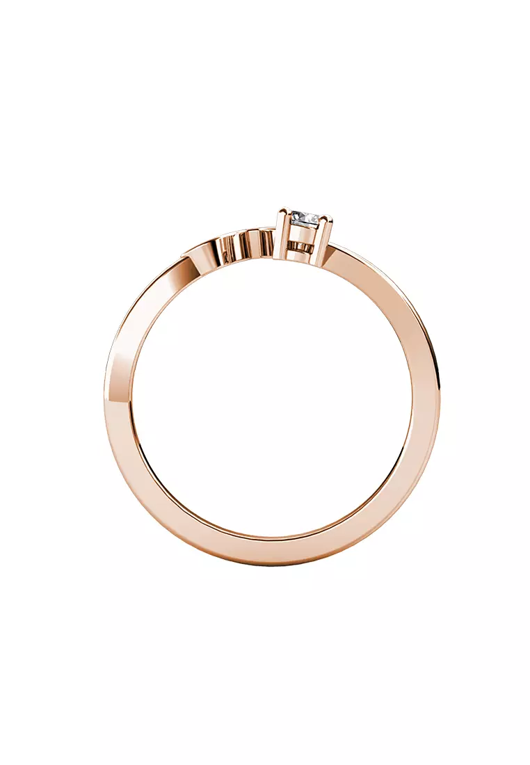 Pieces Zodiac Ring RG - Cincin Crystal by Her Jewellery
