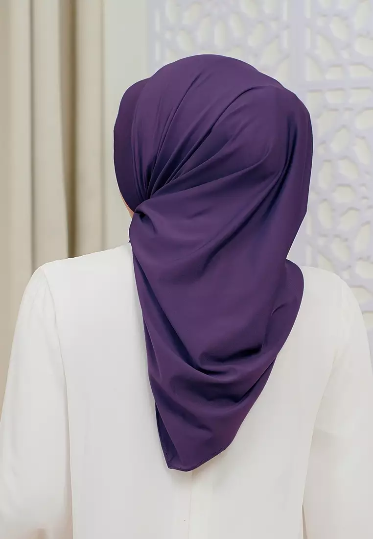 HIJAB INSTAN SOFTPAD AMEENA - PLUM
