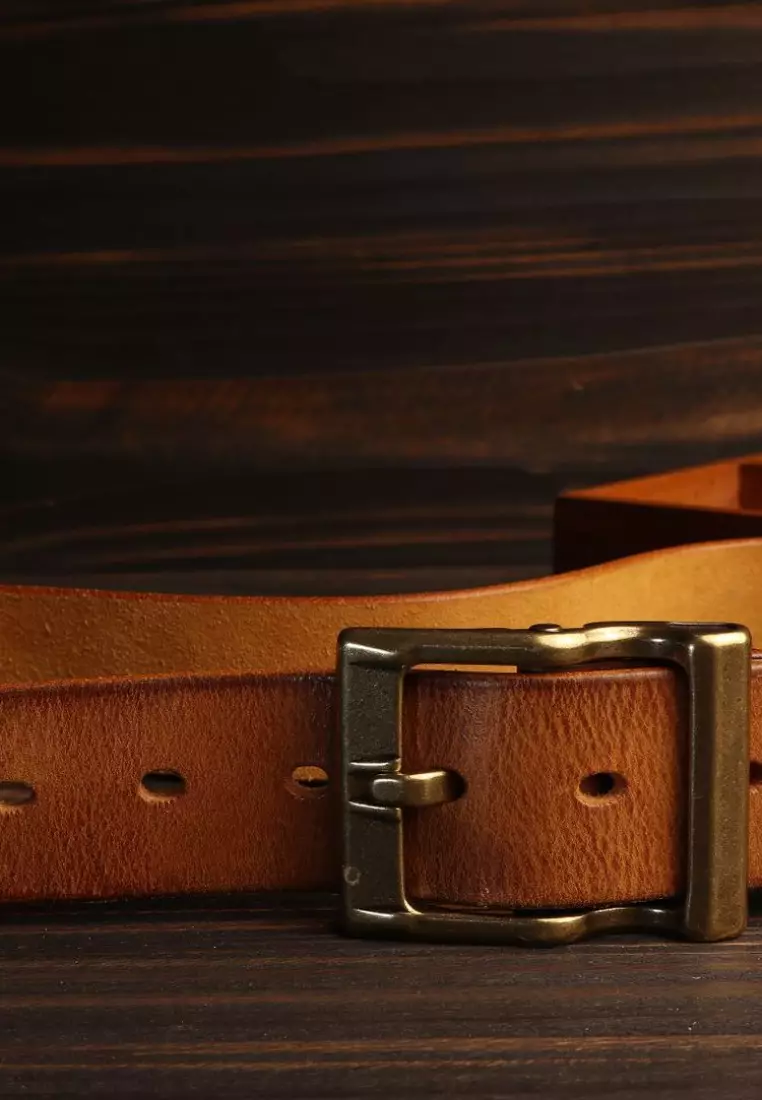 Handmade Fc Buckle Brass Japanese Buckle Men's Belt
