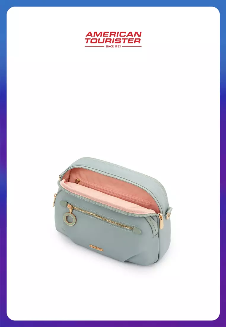American Tourister Alizee Aimee Crossbody Bag L Asr Iceberg Green