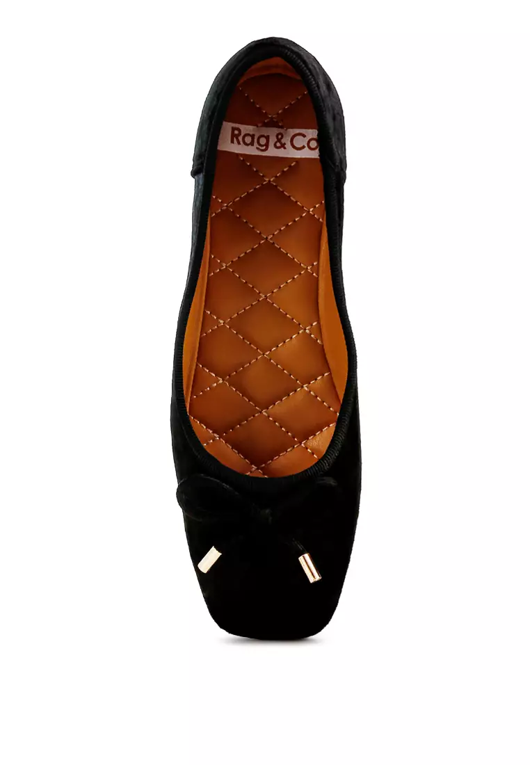 Balerina Busur Beludru Hitam