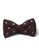 Splice Cufflinks brown Webbed Series Baby Pink Polka Dots Brown Knitted Bow Tie SP744AC88UBJSG_1