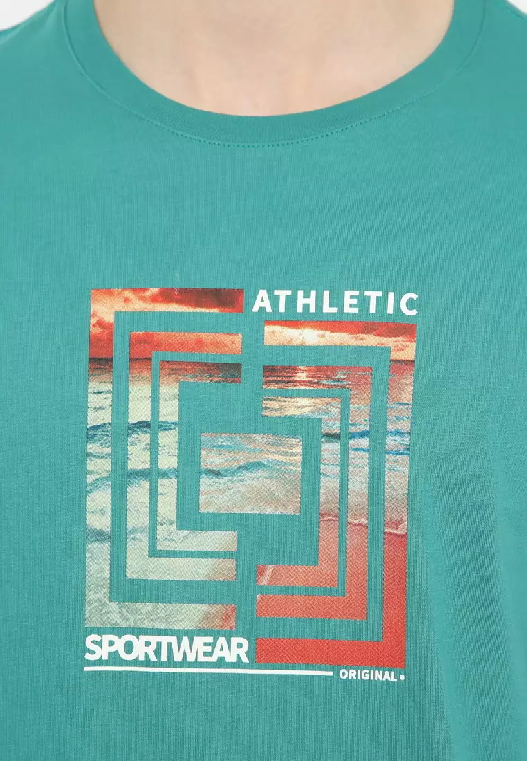 POLICE T-Shirt Cotton Combed Sablon Discharge Pria 2073180171