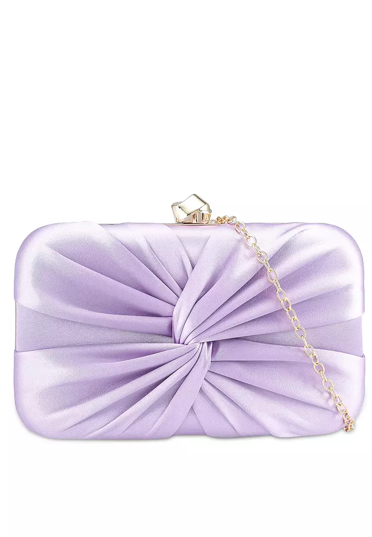 Lavender on sale clutch bag